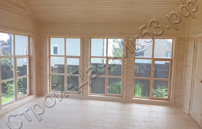 4 Каркасно-щитовой дом Д-28, 6х9м, 54 М², Московская область, Солнечногорский район, СНТ Прогресс-96 (1)